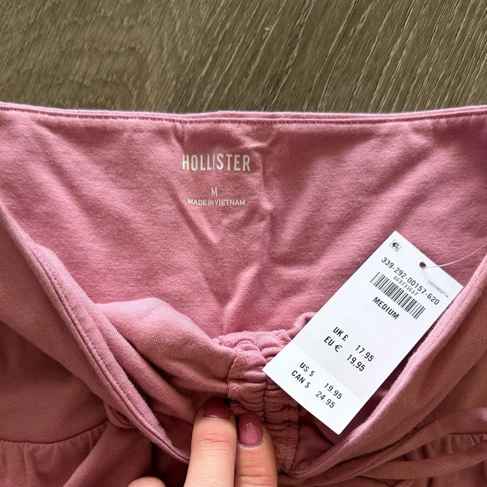 Hollister Mauve Pink Strapless Babydoll Top - Picture 2 of 3